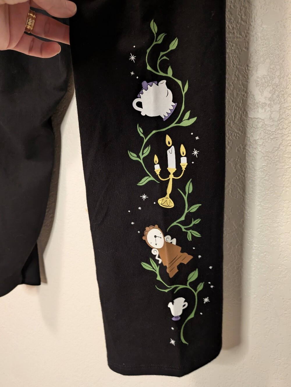 Disney Torrid Crop Leggings Beauty And The Beast - Picture 4 of 6